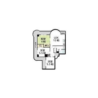 リヴィエール川西【7階】の間取り