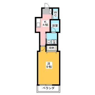 エクシブ常盤【6階】の間取り