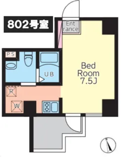 Bloom Tower Ueno【8階】の間取り