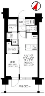 クリオラベルヴィ市ヶ谷【4階】の間取り