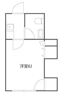 コーポワンサイドヒル【1階】の間取り