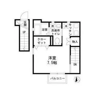 Twin Oaks ツインオークス【2階】の間取り