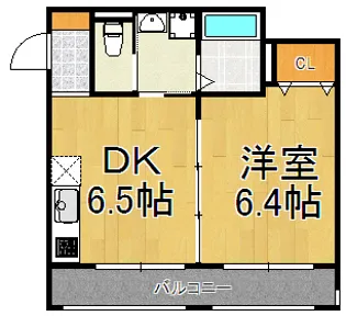 ボヌールメゾン【2階】の間取り