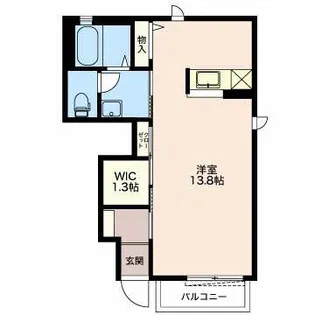 ハッピー8 G【1階】の間取り
