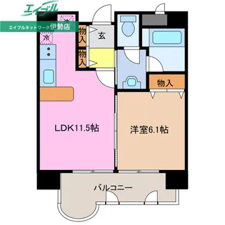 志摩アーバンリゾート二番館【2階】の間取り