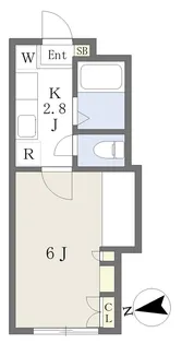 台原パークヴィラ【1階】の間取り