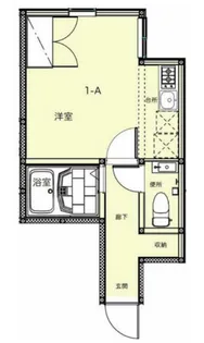 HKJヒルズ笹塚【1階】の間取り