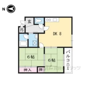 シベール・青殿【3階】の間取り