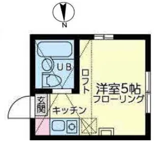 ユナイト岡沢パフェ・ドゥ・モンブラン【1階】の間取り