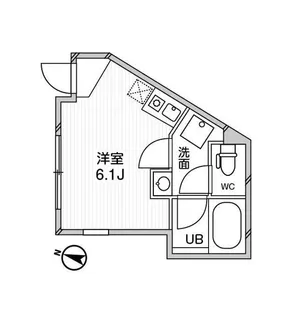 ベルコート赤坂【3階】の間取り