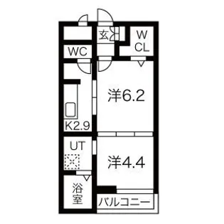 プリムラ【2階】の間取り