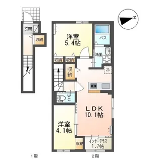 パルティーダ・M【2階】の間取り