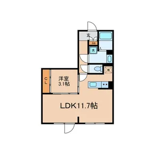 GRAN PASEO三軒茶屋【4階】の間取り