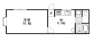 シティコスモ神宮【1階】の間取り