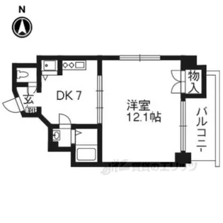 プラタラク【4階】の間取り