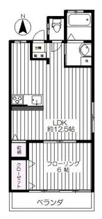 富士見台明星パレス【2階】の間取り