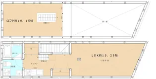 グランジュテ中目黒【2階】の間取り