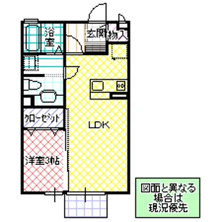 リビングタウン百合ヶ丘【2階】の間取り