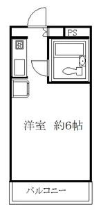 キャッスル野毛中央【3階】の間取り