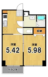 聖護院アパルトメント【3階】の間取り