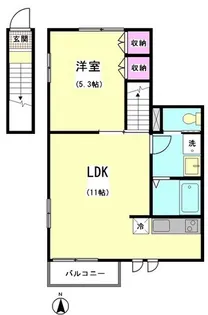 Maison Sucre【2階】の間取り