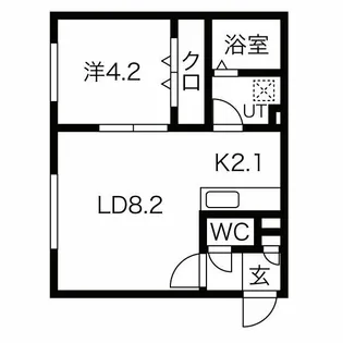 Precious Time北9条 プレシャスタイム【4階】の間取り