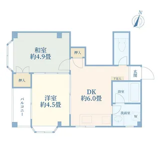 レジデンス・ノア【2階】の間取り