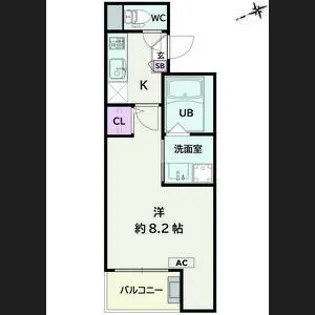 Jack kamimizoI【2階】の間取り