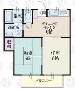b’CASA東武動物公園re-born【1階】の間取り