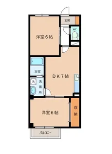 ヴィラ・アンテノール【2階】の間取り