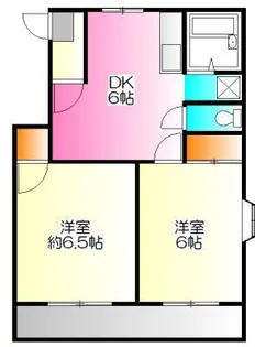 ドミールみもみ1番館【1階】の間取り