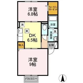 パストラル M【1階】の間取り