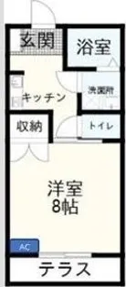 MIKIハイツIID棟【1階】の間取り