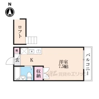 リボーン西菜畑【2階】の間取り