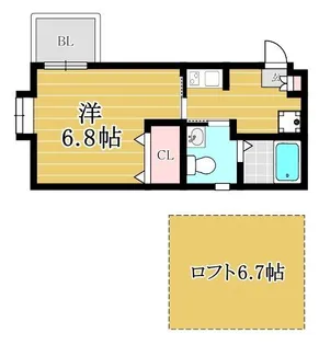 ステラコート笹原I【2階】の間取り