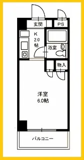 ベルデ中山【5階】の間取り