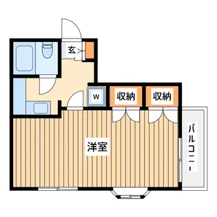 リバーサイドアネックス【4階】の間取り