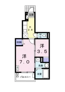 フェリシア【1階】の間取り