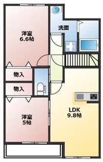コンフォート・マナ【2階】の間取り