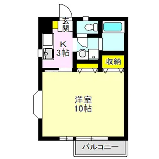 M・Kハイツ【2階】の間取り