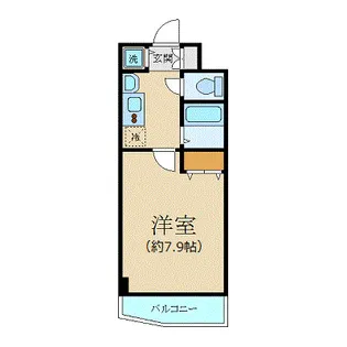 プレサンス新宿御苑前アルティメット【9階】の間取り