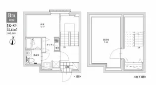 リーガランドプラス江古田【1階】の間取り