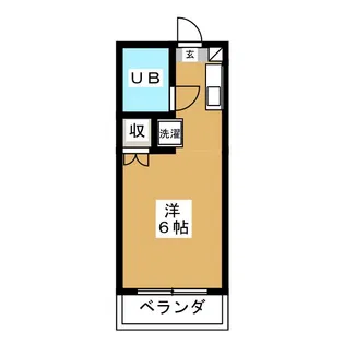 ジュネス境【1階】の間取り