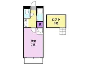 シャトレ隈III【1階】の間取り