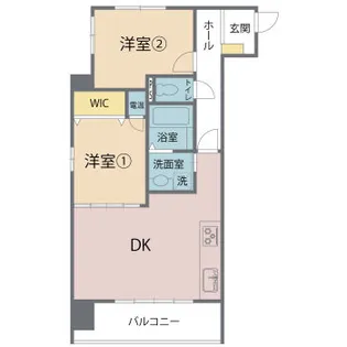 サンハイツ堀川II【1階】の間取り