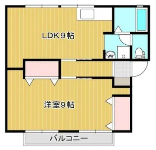 シティコーポふじ【2階】の間取り