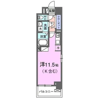 エクラタン【2階】の間取り