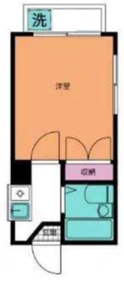 フェリス成城【1階】の間取り