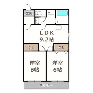 パークメゾン一刻館【1階】の間取り