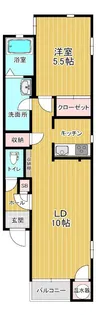 カーサ駿【2階】の間取り